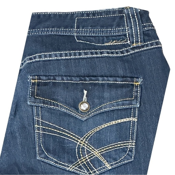 INC Denim Regular Fit Bootleg Short Jeans Size 16S - Picture 4 of 4